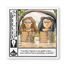 2.25" Spilled Ink Prehistoric Art Magnet by Spilled_Ink 2.25" Spilled Ink Prehistoric Art Magnet