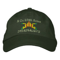 2/34th Armor VSM Armor Branch Embroidered Hat