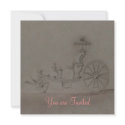 $2.35 Princess Carriage Invitations invitation