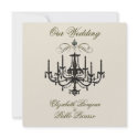 $2.35 Romance with a Chandelier ~ Invitation invitation