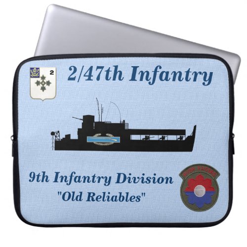 2/47th Infantry ATC & CIB Electronics Sleeve electronicsbag