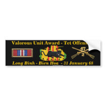 2/47th Valorous Unit - Tet Offensive 1968 Bumper Stickers