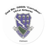 2-506th Stickers - Vietnam