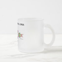 2.5% Neanderthal DNA Inside (DNA Replication) 10 Oz Frosted Glass Coffee Mug