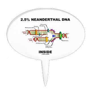 2.5% Neanderthal DNA Inside (DNA Replication) Cake Picks