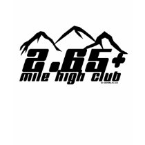 2.65+ Mile High Club t-shirts by Mall4MyLife 2.65+ Mile High Club t-shirts