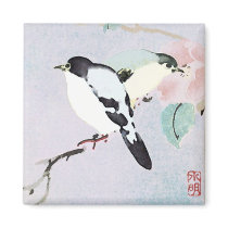 $2.85 Relaxing Birds Magnet Asian Japanese