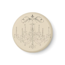 $2.85 Romance with a Chandelier Magnet French Love