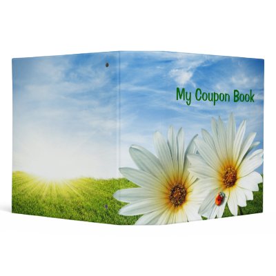 2.8" Coupon Book Vinyl Binder by CRDesigns