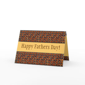$2.95 Myriad Buddha Fathers Day Card - Fathers are Wisdom, Fathers are Protection, Fathers are Love set to Music. Happy Fathers Day.