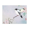 $2.95 Relaxing Birds Postcards Asian Spa Japanese postcard