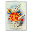 $2.95 The Rabbit in Alice in Wonderland ~ Card card