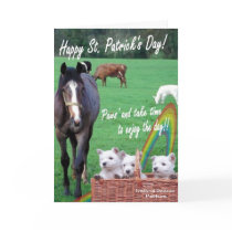 2. Adorable Westie Puppies, Scenic Ireland Pasture Cards