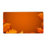 2.ai Orange Autumn Leaves Custom Shipping Labels