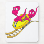 2 Aliens on a coaster Mouse Pads
