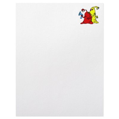 2 armed aliens hunting letterhead template by alien_nation