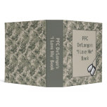 2" ARMY ACU Camo Camoufla Love Me Promotion Binder