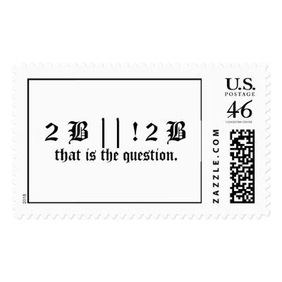 2 B || ! 2 B POSTAGE by scrollbar