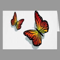 2 Beautiful Butterflies cards