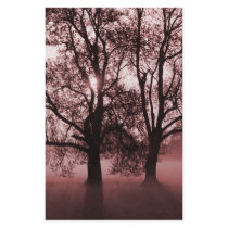 2 Big Trees Red stationery