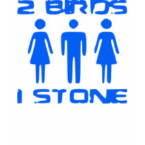 2 Birds, 1 Stone t-shirts