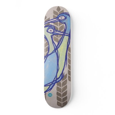2 Birds Skateboard by ky_baker