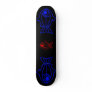 2 Blue an 1 Red Trout Skateboard Deck