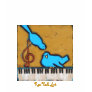 2 bluebirds on piano t-shirt on white