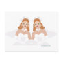 2 Brides Brown Hair Post Cards