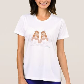 2 Brides Brown Hair shirt