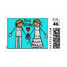 postcard - lesbian bride postage!