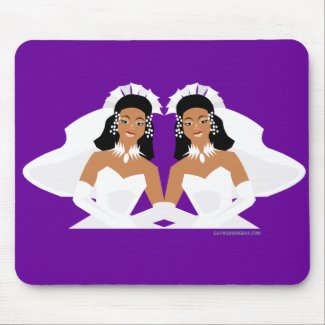 2 Brides Ethnic mousepad
