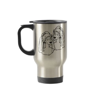 2 Brides Gay Marriage mug