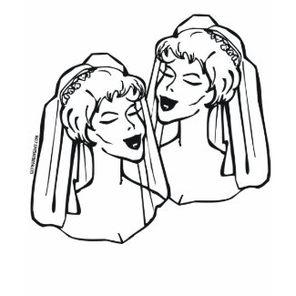 2 Brides Gay Marriage shirt
