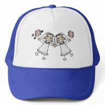 2 Brides Trucker Hat