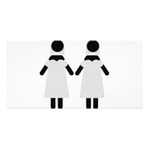 2 brides icon photo cards
