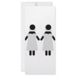 2 brides icon rack card template