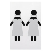2 brides icon stationery