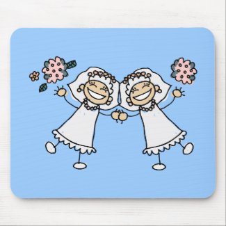 2 Brides mousepad