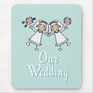 2 Brides mousepad