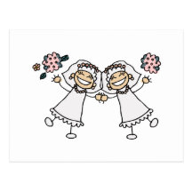 2 Brides Postcards