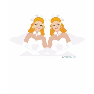 2 Brides Red Headed shirt