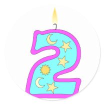 2 (Candle) stickers