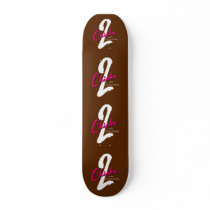 2 Chicks with Chocolate Skateboard