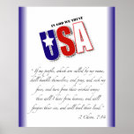 2 Chronicles 7:14 poster posters