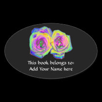 2 Colored Foil Roses (#1) stickers