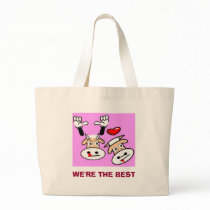 2-COWS, WE'RE THE BEST bags