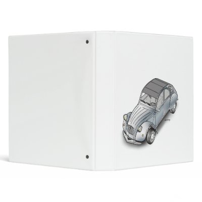 2 cv citroen 3 ring binders by simonianchris