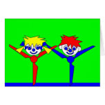 2 Dancers Greeting Card