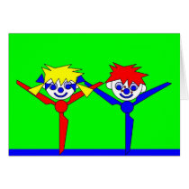 2 Dancers Greeting Card